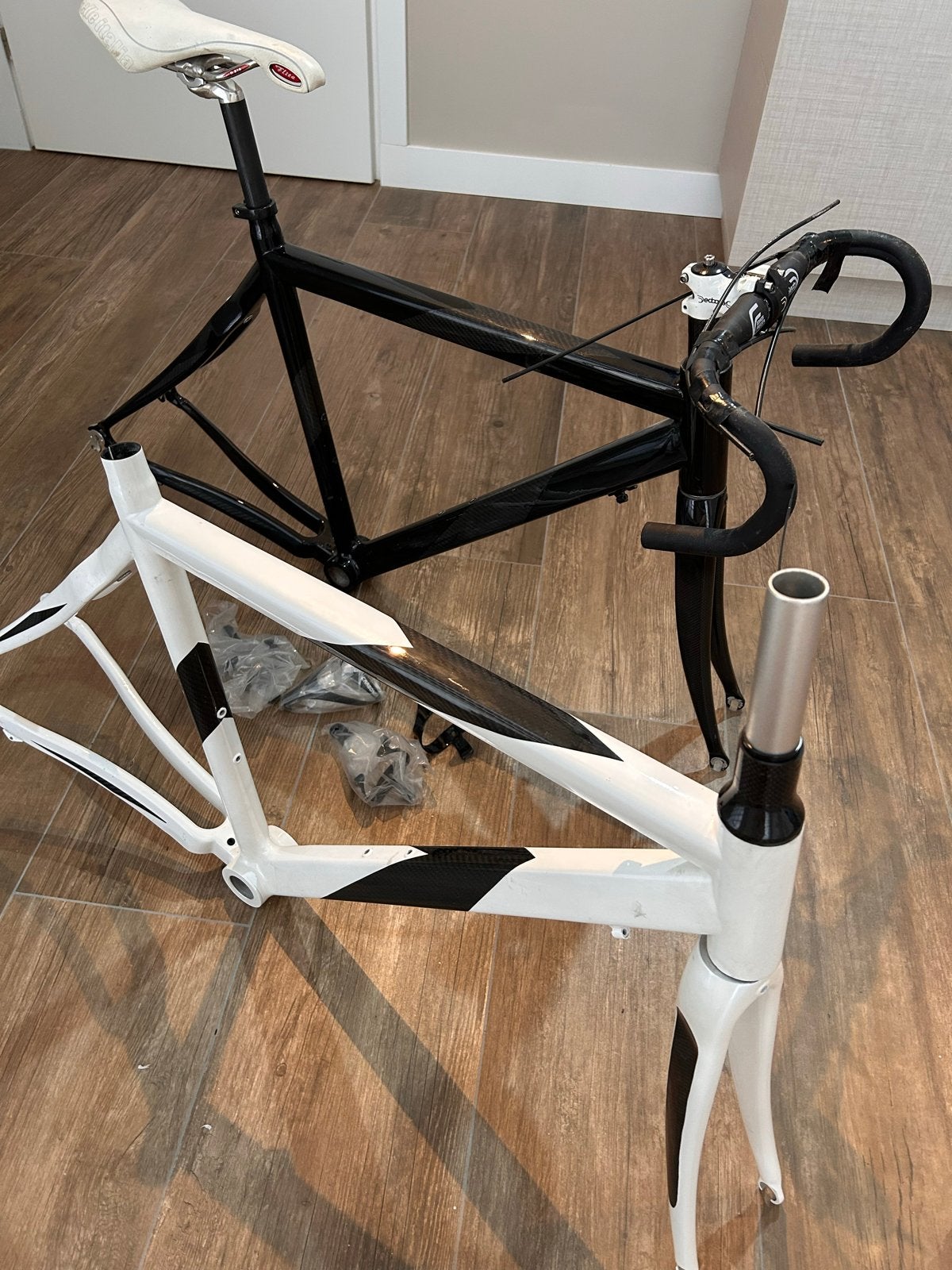 Racefiets frameset (wit) - 51 cm, Ophalen, Frame, Nieuw, Racefiets