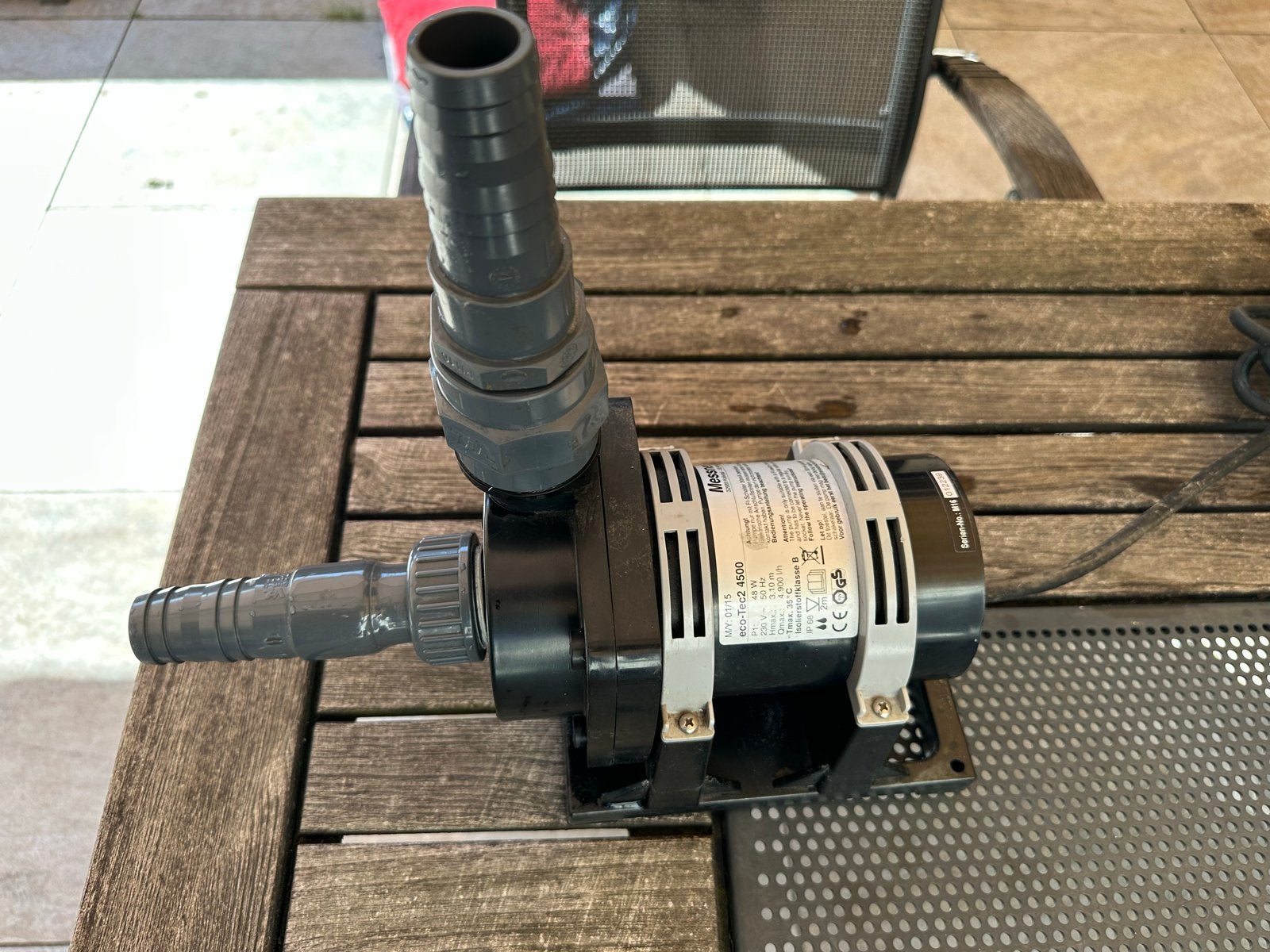 Messner Eco-Tec2 4500 vijverpomp, Ophalen, Gebruikt, Elektrisch, Overige typen