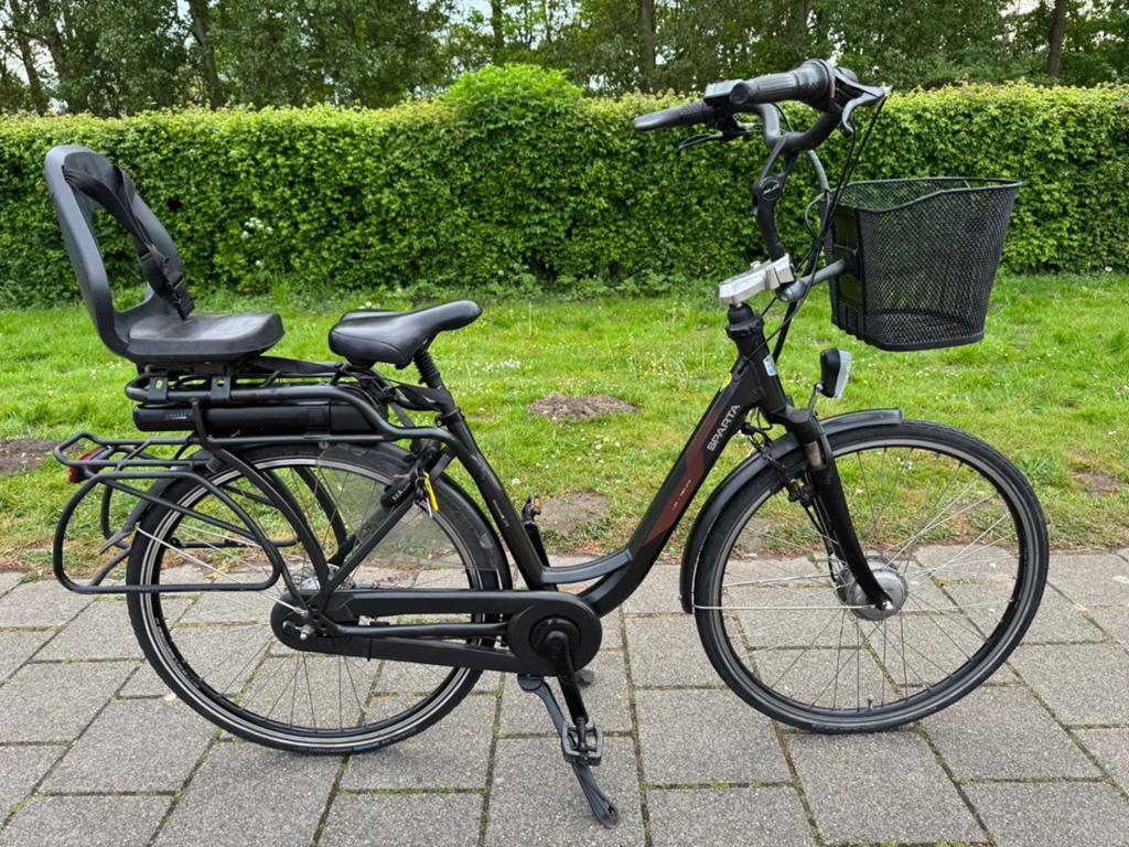 Elektrische fiets sparta Amazon, Fietsen en Brommers, Elektrische fietsen, Zo goed als nieuw, Sparta, 51 tot 55 cm, 50 km per accu of meer