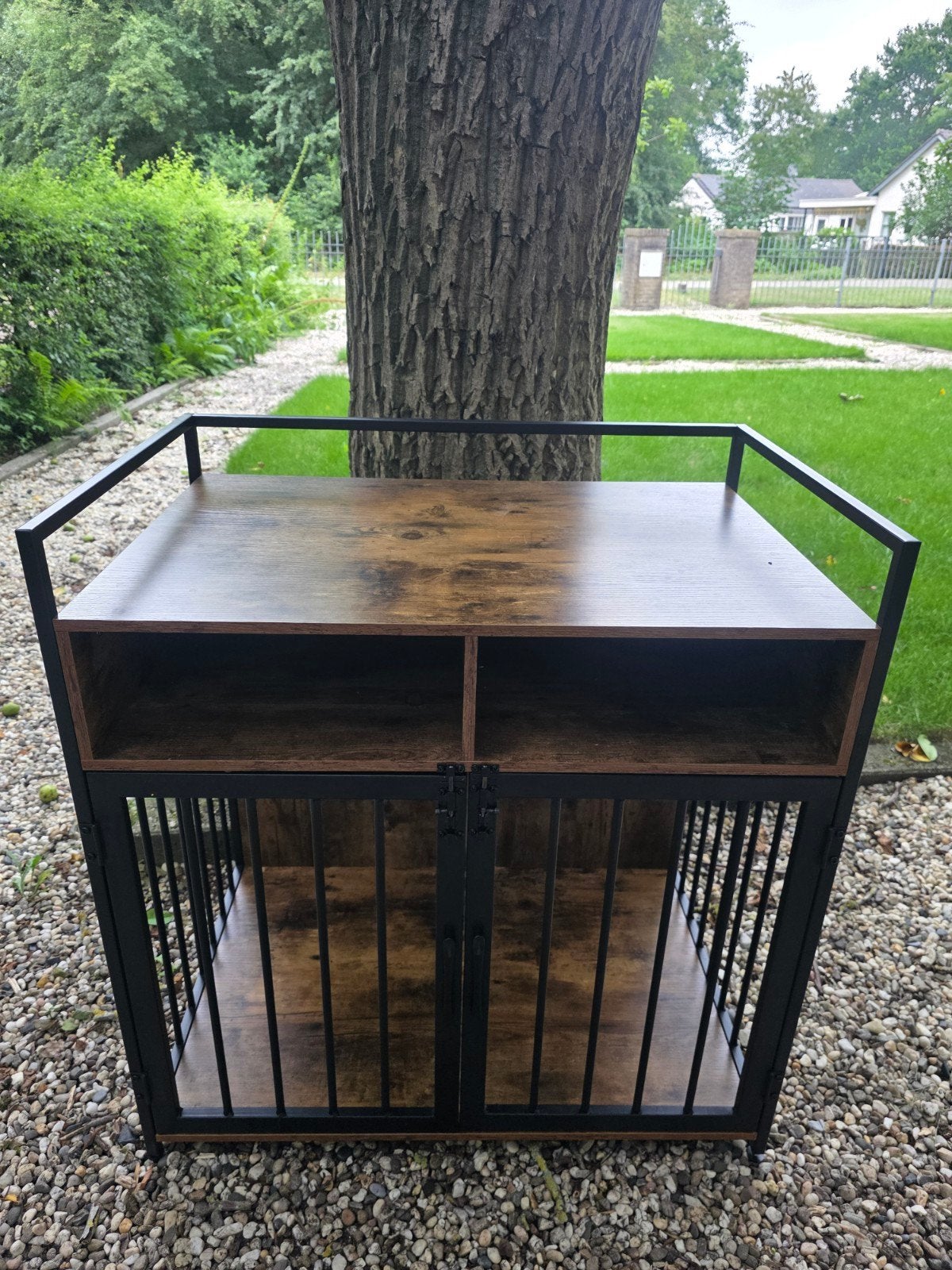 Honden bench, Dieren en Toebehoren, Hondenhokken, Ophalen, Zo goed als nieuw, Minder dan 65 cm