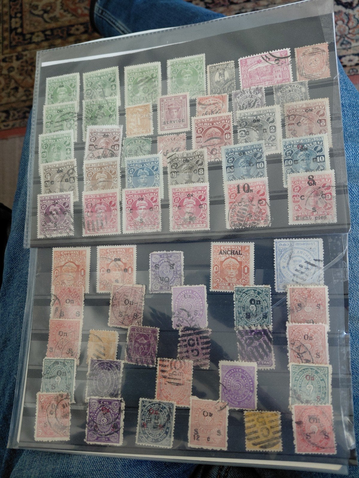 Postzegels oude Staten India, Postzegels en Munten, Postzegels | Volle albums en Verzamelingen, Ophalen of Verzenden, Buitenland