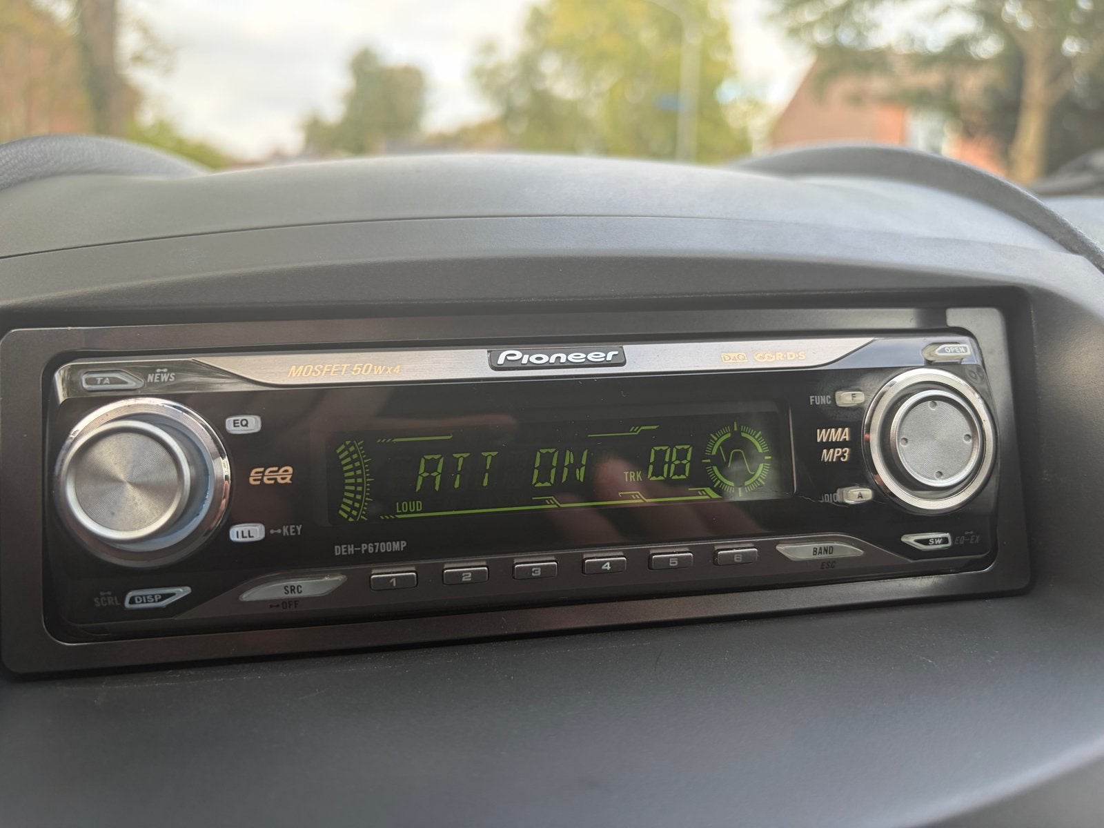 Zeldzame en krachtige Pioneer DEH-6700MP autoradio, Auto diversen, Ophalen of Verzenden, Gebruikt