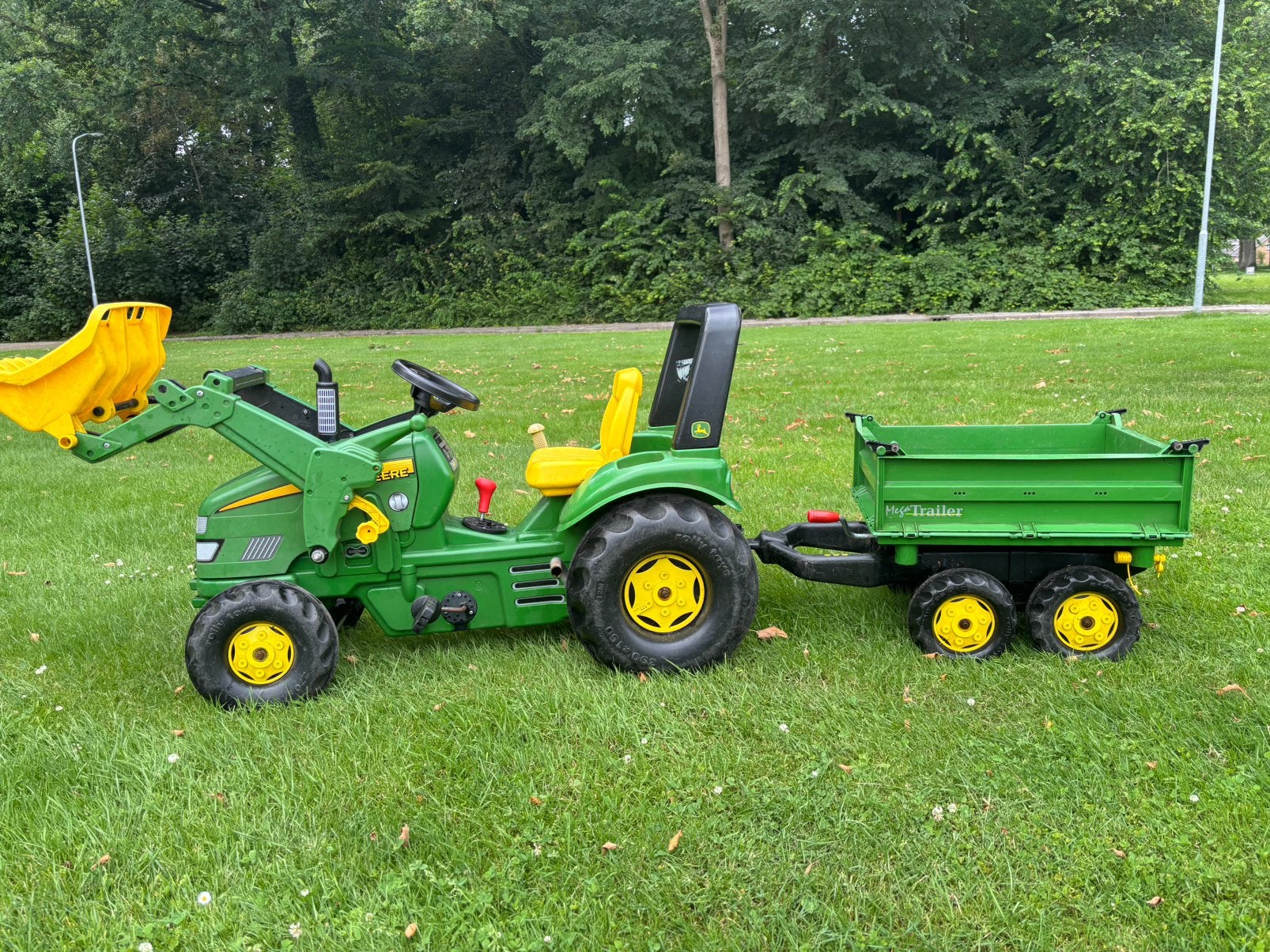 Mooie John Deere speelgoed tractor, Ophalen, Gebruikt