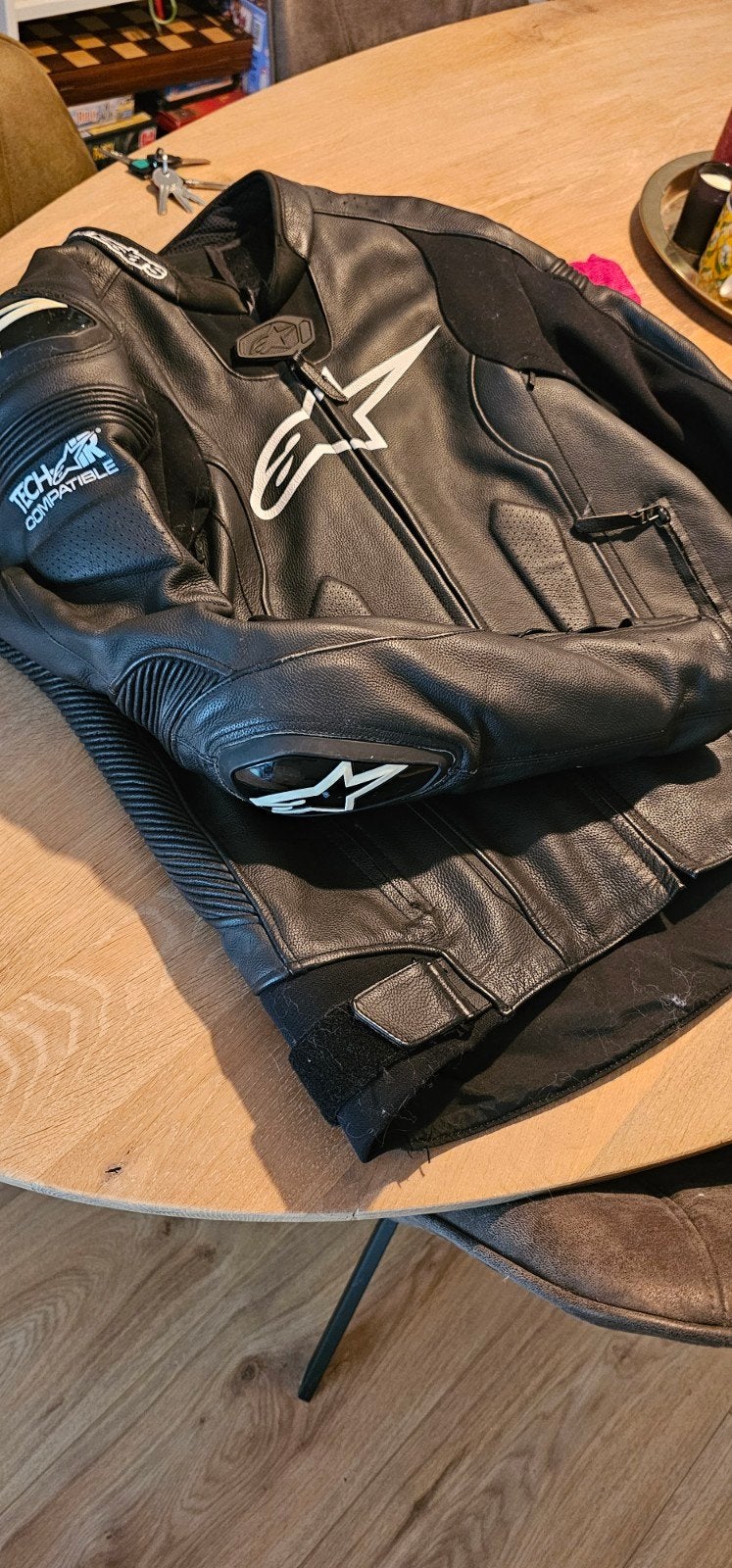 Alpinestars Missile Air Leren Motorjas - Tech-Air Compatibel, Motoren, Ophalen, Heren, Jas | leer, Alpinestars