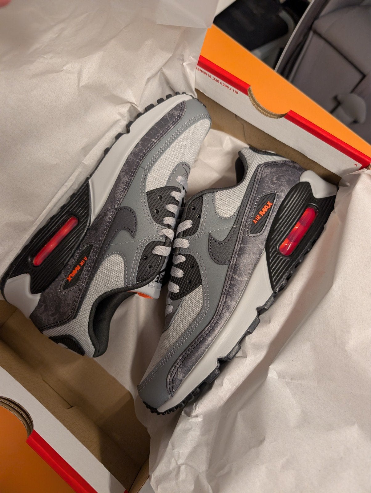 Nike Air Max 90 PRM Multi-color Black Smoke Grey, Verzenden, Nike, Nieuw, Sneakers of Gympen