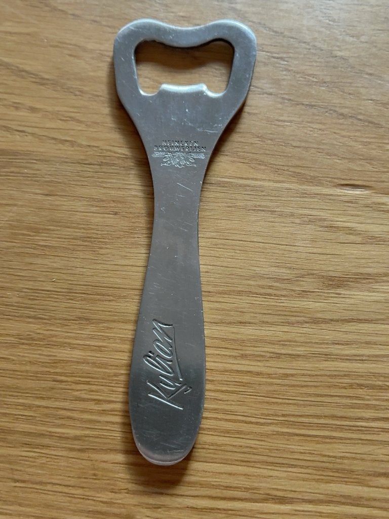 Heineken flesopener met Kilian-logo, Verzamelen, Verzenden, Gebruikt, Flesopener, Heineken
