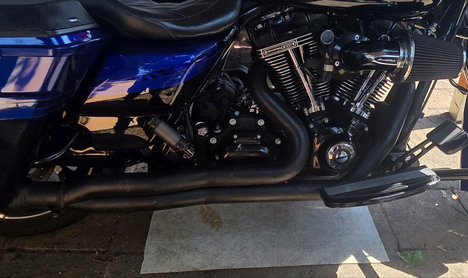 Bochten met originele Uitlaatdemper MW8 Touring, Motoren, Onderdelen | Harley-Davidson, Ophalen, Gebruikt