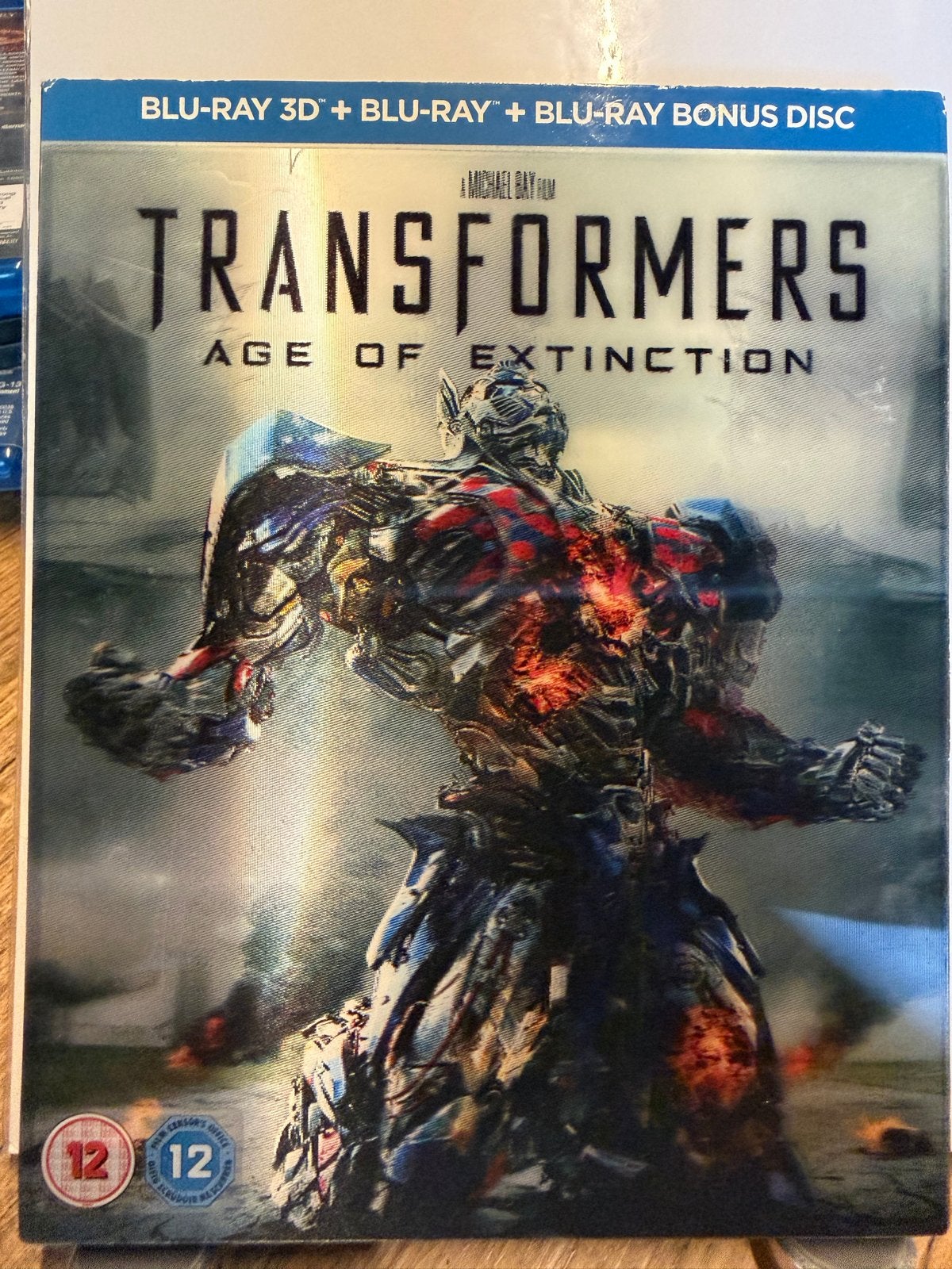 Transformers: Age of Extinction 3D Blu-ray + Blu-ray, Cd's en Dvd's, Blu-ray, Inclusief extra's, Film, Actie, Ophalen of Verzenden