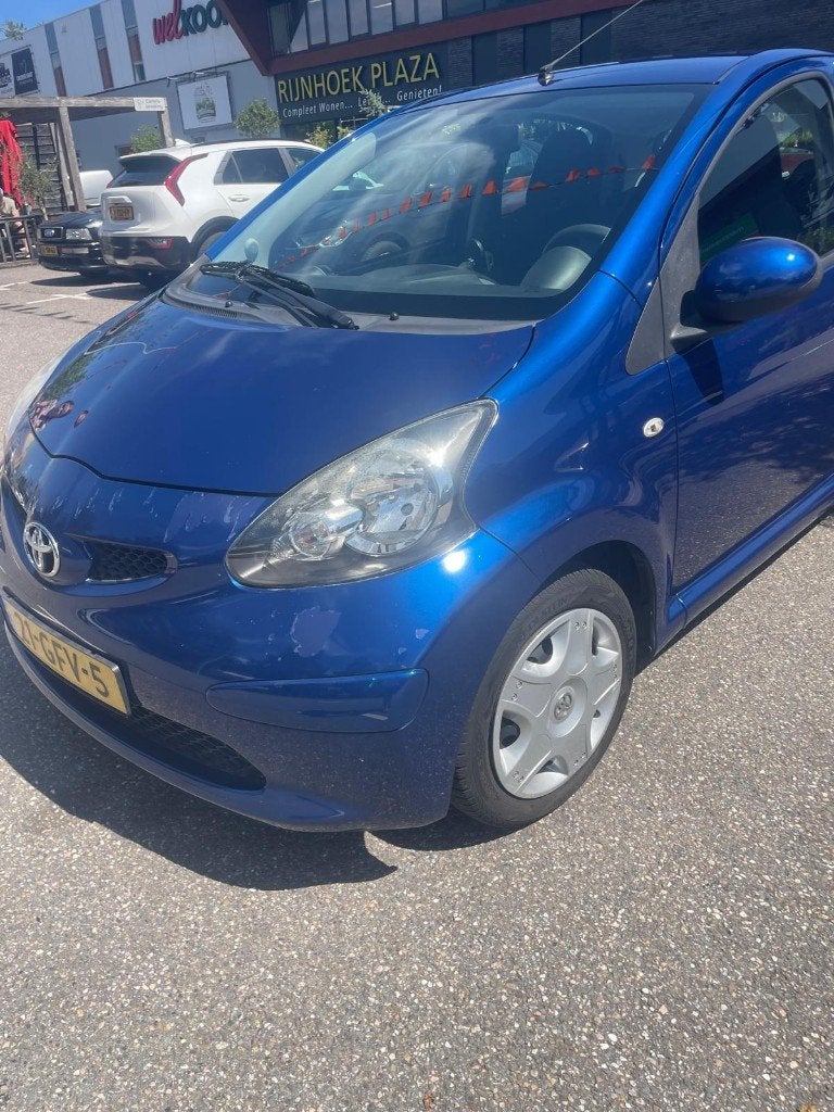 Toyota Aygo 1.0 12V Vvt-i 5DRS 2008 Blauw, Auto's, Toyota, Voorwielaandrijving, 68 pk, Origineel Nederlands, Handgeschakeld