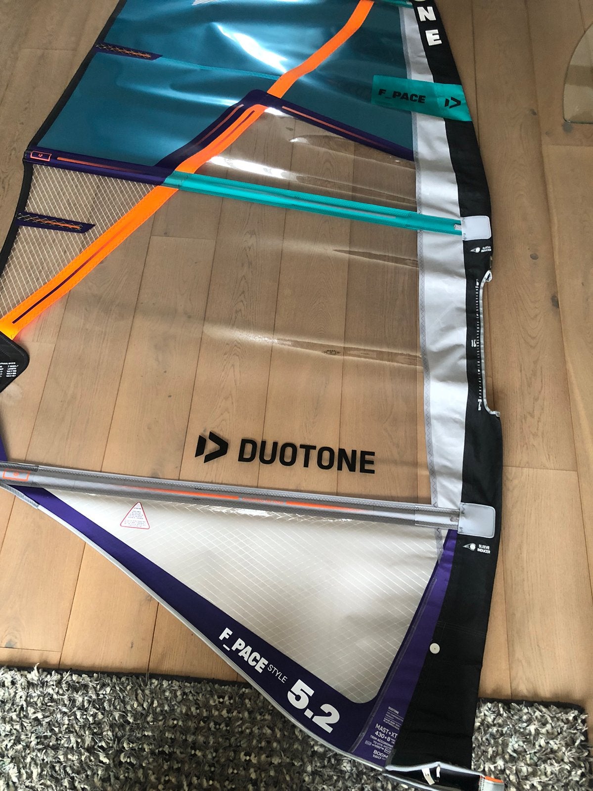 Duotone F-Pace 5.2 - nieuw | Exocet RF81 | Starboard GT-R+ /, Ophalen, 5 tot 6.5 m², Nieuw, Zeil