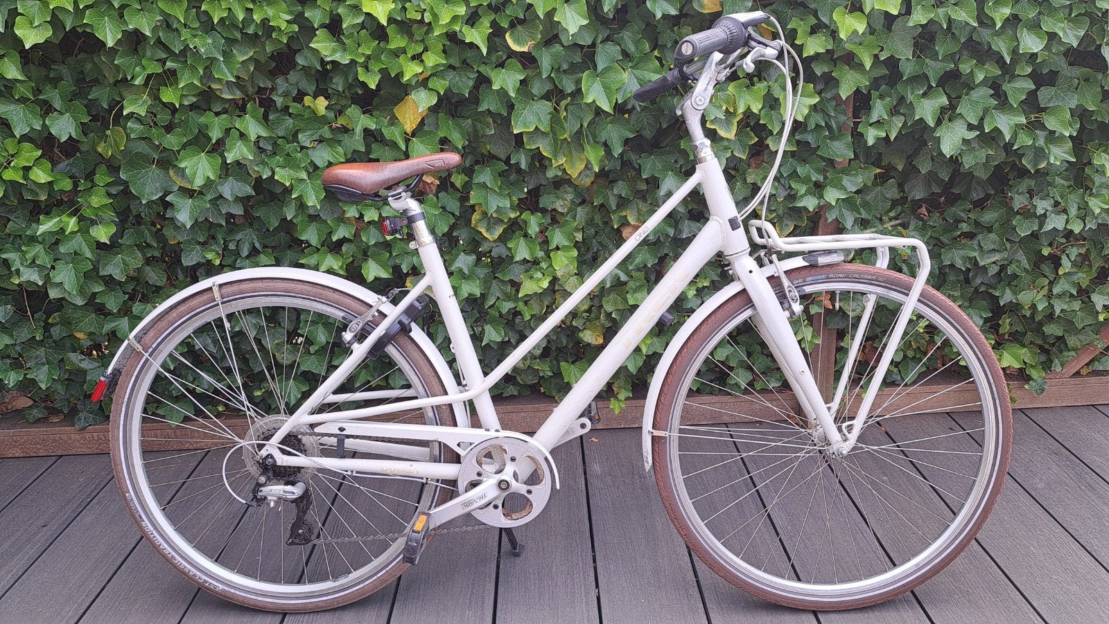 Trek Dublin One Damesfiets - Zo goed als nieuw, Fietsen en Brommers, Overige merken, 53 tot 56 cm, Velgrem, Versnellingen