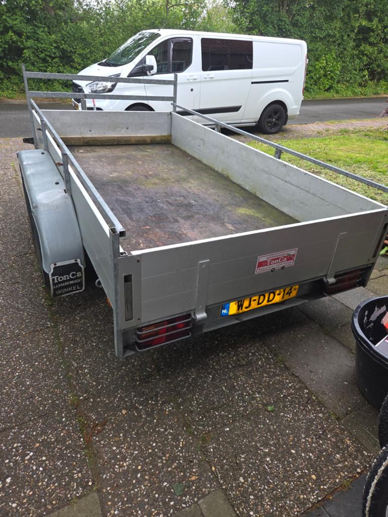 2-assige aanhangwagen tonca, Auto diversen, Aanhangers en Bagagewagens, Ophalen of Verzenden, Gebruikt