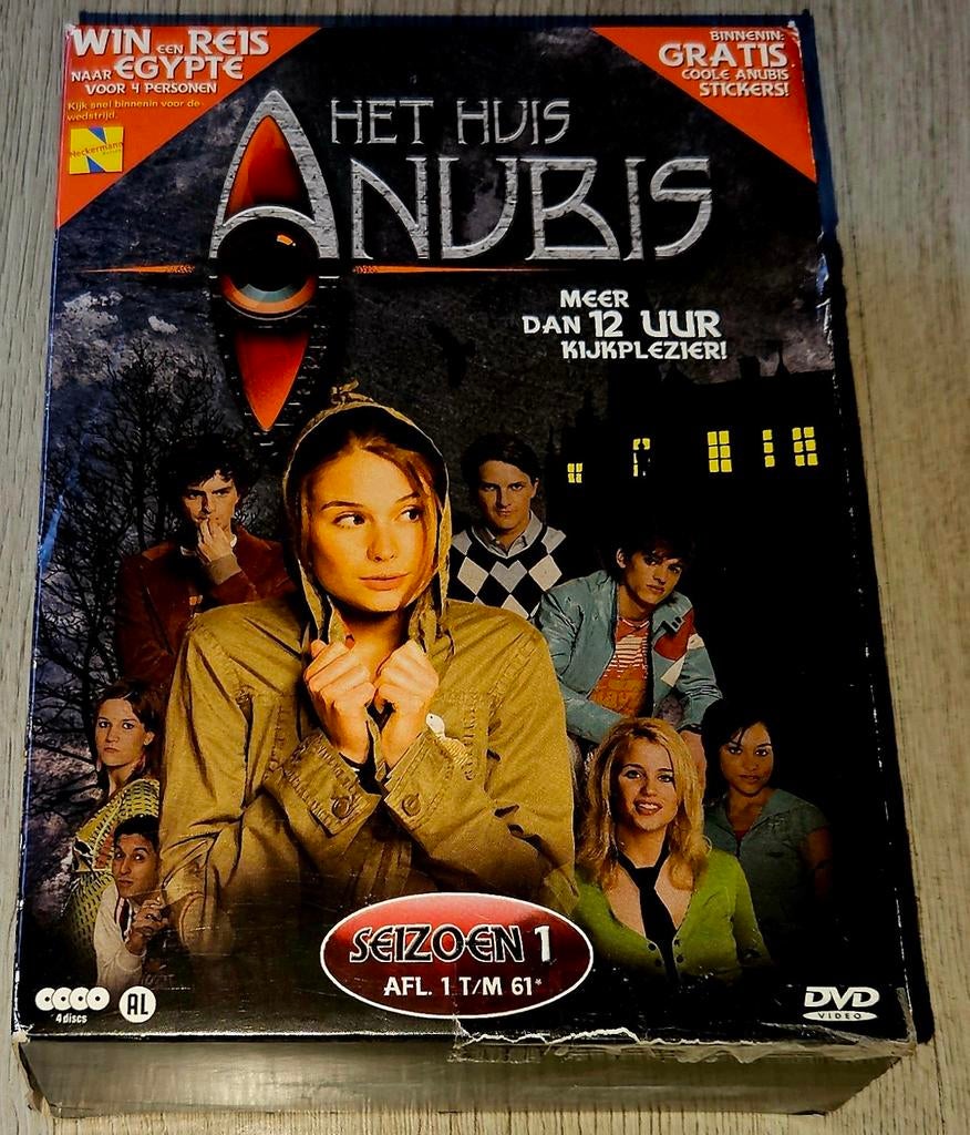 Het Huis Anubis - Seizoen 1 Deel 1 DVD Box (Meer dan 12 uur), Cd's en Dvd's, Dvd's | Tv en Series, Gebruikt, Boxset, Drama, Ophalen of Verzenden