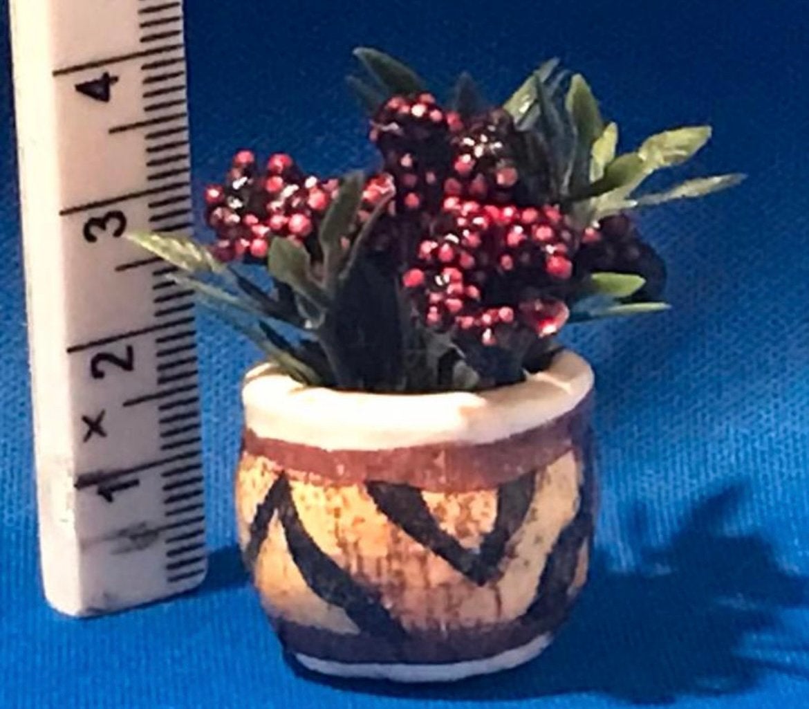 Mini Plantenbakje Poppenhuis Accessoire, Ophalen of Verzenden, Zo goed als nieuw
