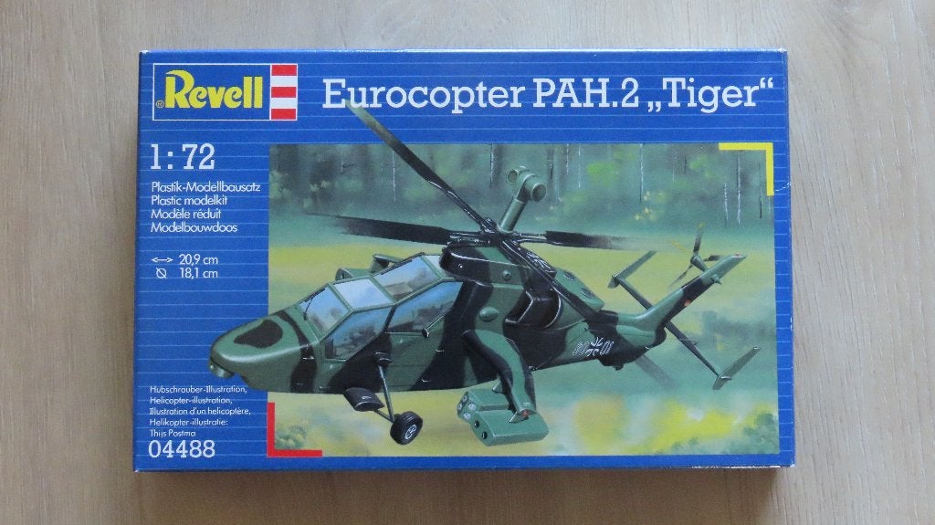 Eurocopter PAH2 Tiger Revell 1/72, 1:72 tot 1:144, Nieuw, Ophalen of Verzenden, Revell