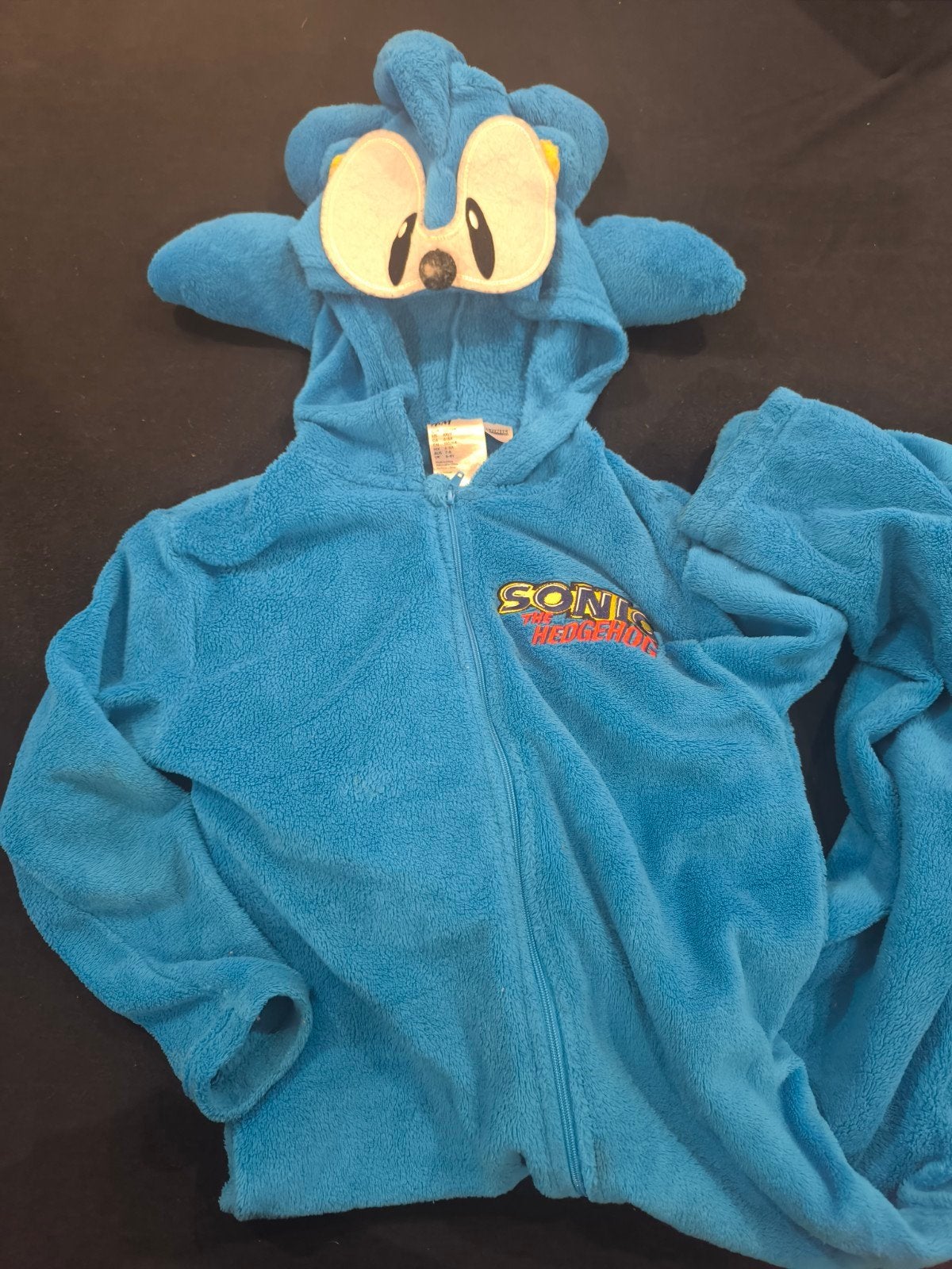 Sonic the Hedgehog onesie - Maat 122/128, Ophalen of Verzenden, Gebruikt, Jongen of Meisje, Nacht- of Onderkleding