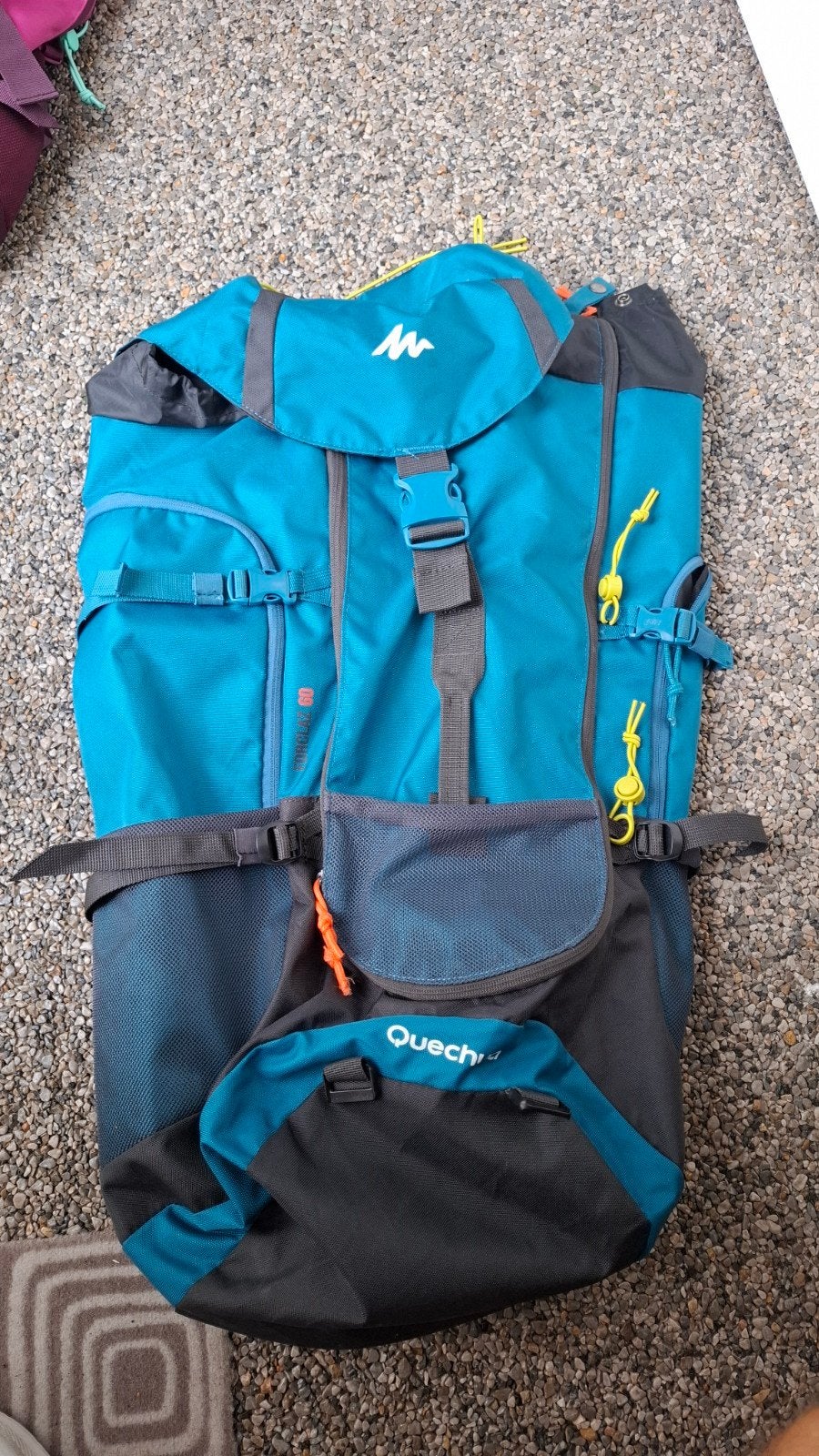 Quechua Forclaz 60 Trekking Rugzak - Zo goed als nieuw, Overige merken, 40 cm of meer, Ophalen of Verzenden, Zo goed als nieuw
