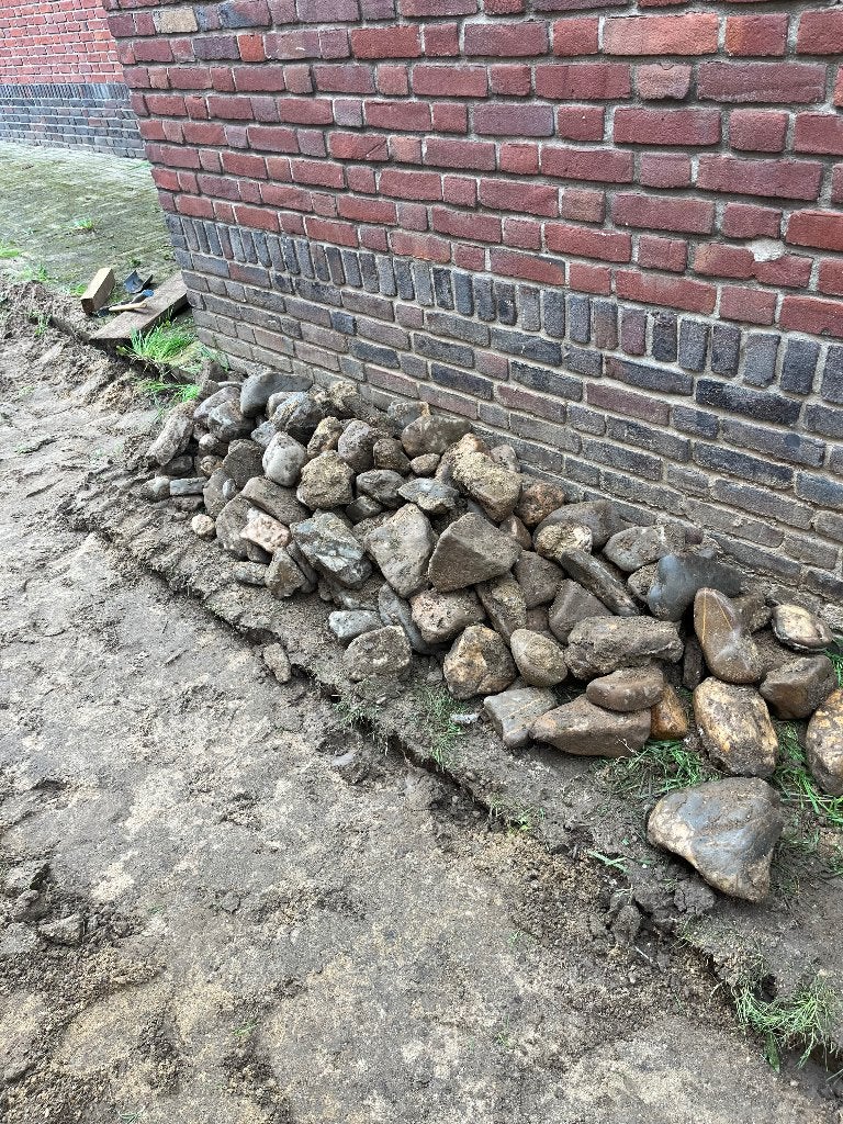 Maaskeien, Ophalen, Overige materialen, Gebruikt, Kei