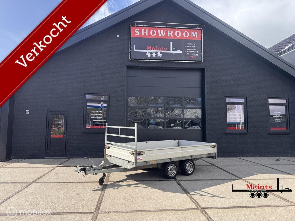 Hapert plateauwagen aanhanger 330x180 2000KG, Auto diversen, Aanhangers en Bagagewagens, Gebruikt