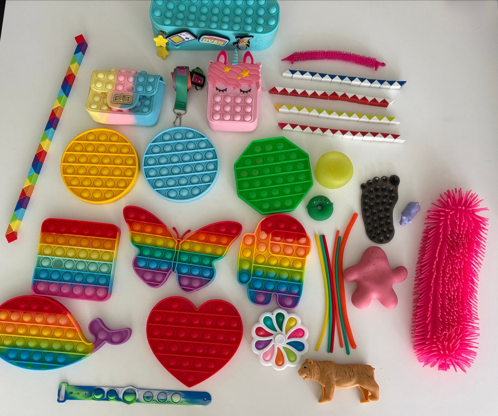 Groot Fidget Toys Pakket - Pop-its, Stressballen & Meer!, Ophalen of Verzenden, Gebruikt, Jongen of Meisje