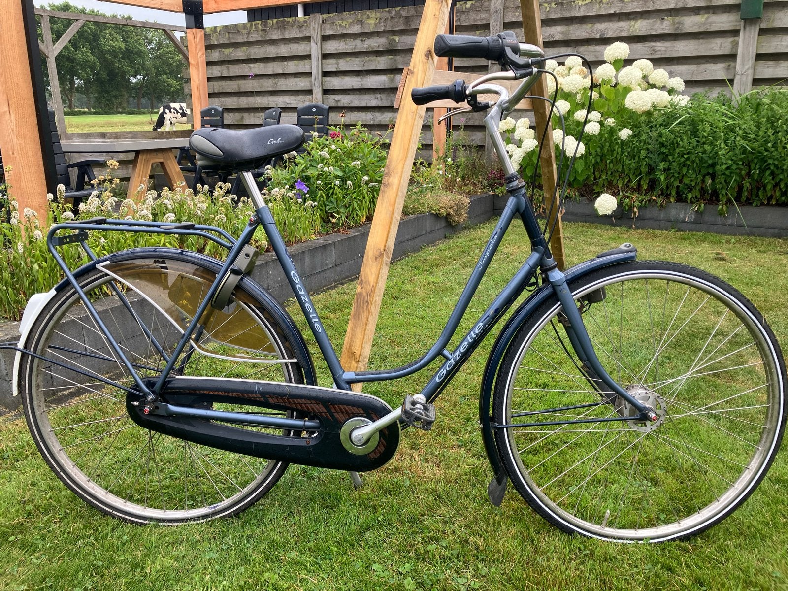 Gazelle Impala damesfiets, Ophalen, Gebruikt, Velgrem, Versnellingen