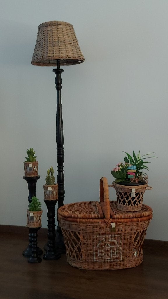 Riviera Maison grote rattan picknickmand, Ophalen, Zo goed als nieuw