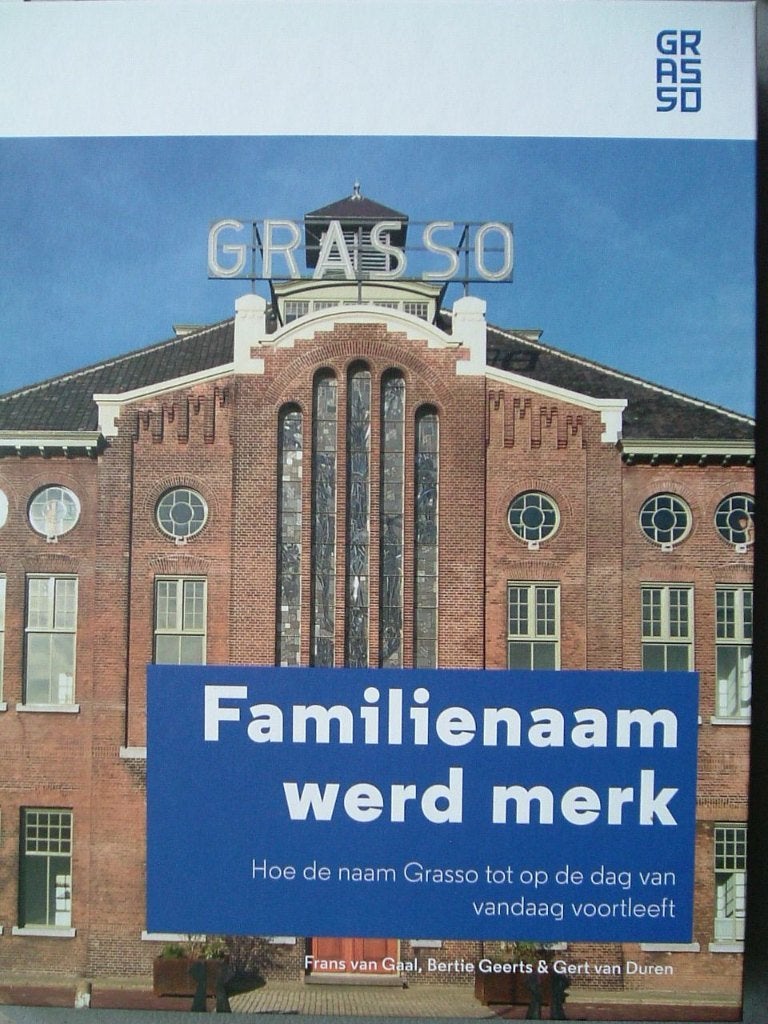 Grasso. Familienaam werd wereldmerk., Boeken, Frans van Gaal, Ophalen of Verzenden, Zo goed als nieuw, Installatietechniek