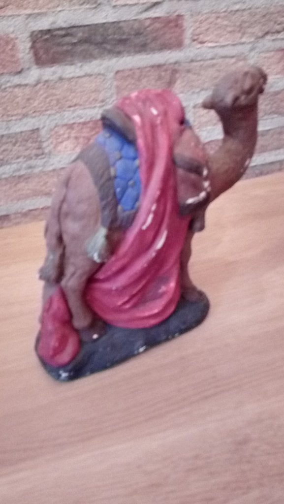 kameel voor bij grote kerstgroep, Diversen, Ophalen, Gebruikt