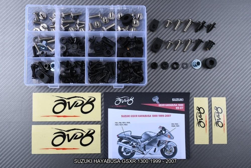 Kuip bouten set voor SUZUKI HAYABUSA 1300 1999 2007, Motoren, Ophalen of Verzenden, Nieuw