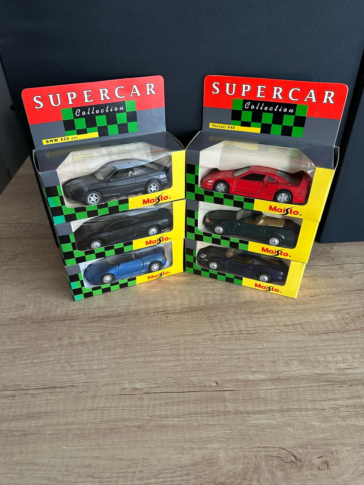 Maisto Supercar Collection - 9 modelauto's, Overige merken, Auto, 1:32 tot 1:50, Nieuw