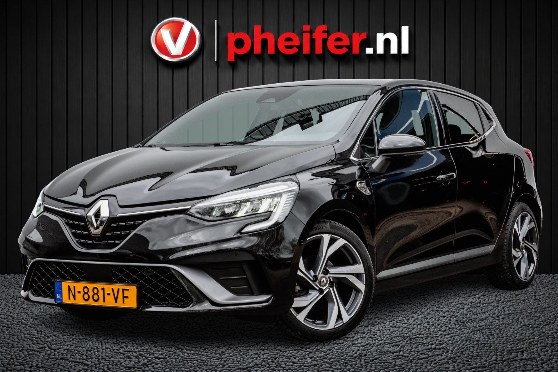Renault Clio 1.0 TCE R.S. Line Sportstoelen/ Bose/ Camera/ F, Voorwielaandrijving, Gebruikt, Met garantie (alle), Leder en Stof