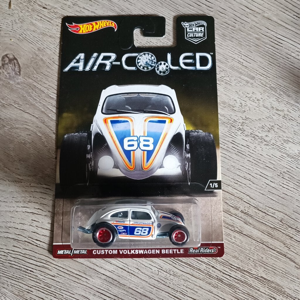 Hot Wheels 2016 air cooled Custom volkswagen beetle, Ophalen of Verzenden, Nieuw, Auto