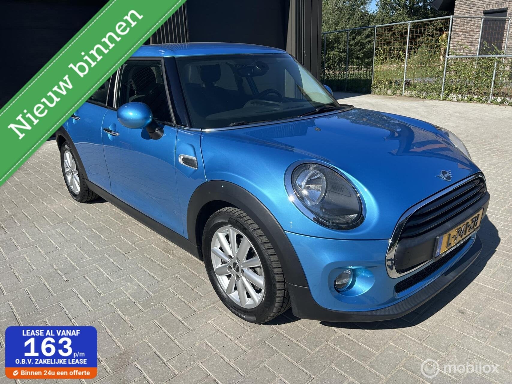 Mini 5-Deurs 1.5 One Chili Stoelver Carplay Keyless, Auto's, Mini, Gebruikt, Euro 6, Blauw, 102 pk