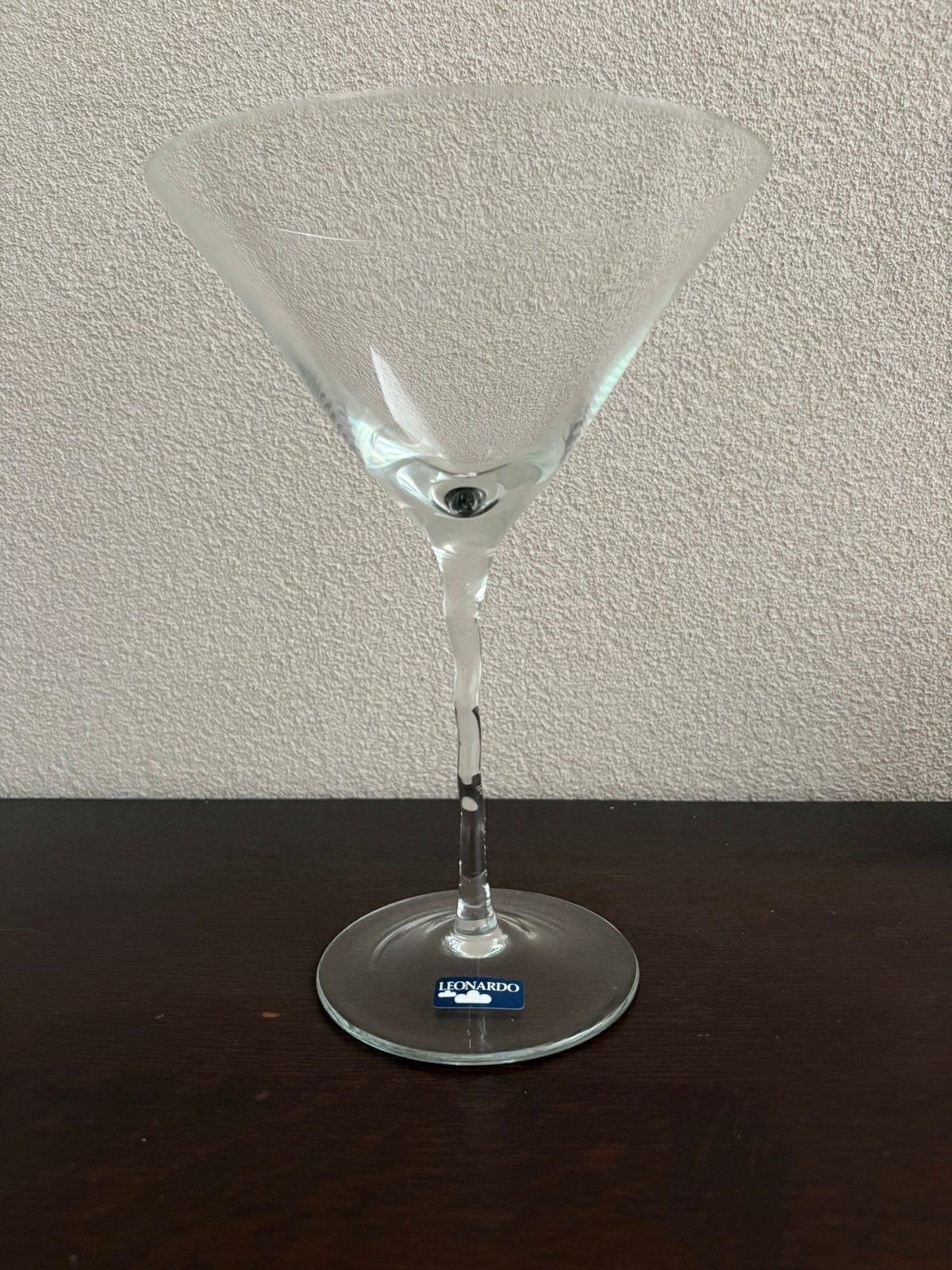Vaas Leonardo zgan, Ophalen, Zo goed als nieuw, Glas, 23 cm