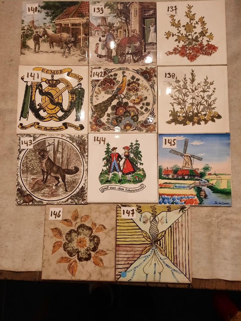 Mozaïek tegels, diverse kleuren en motieven., Ophalen of Verzenden, Nieuw