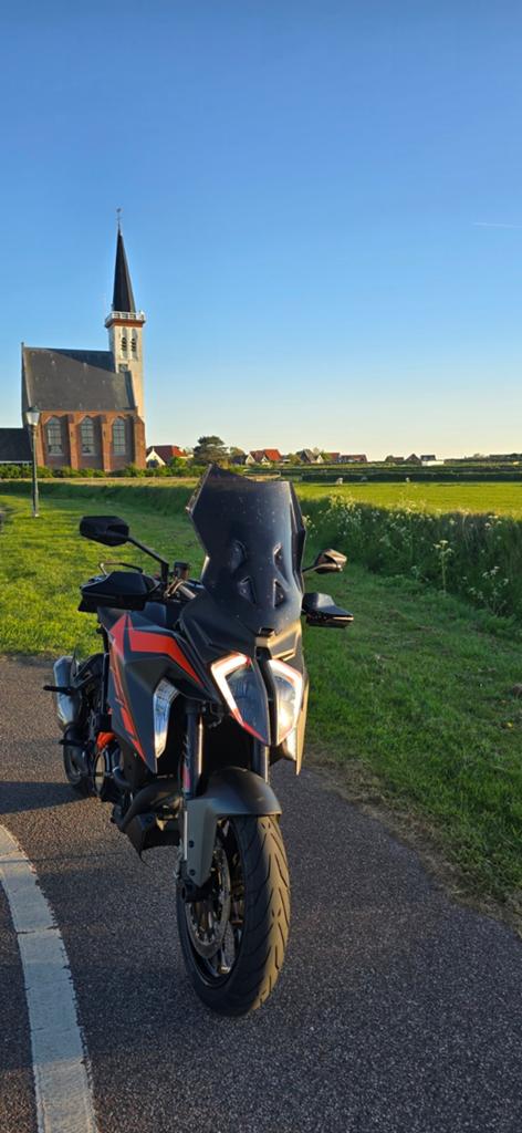 ktm 1290 superduke carbon akrapovic spatbord, Ophalen of Verzenden, Gebruikt