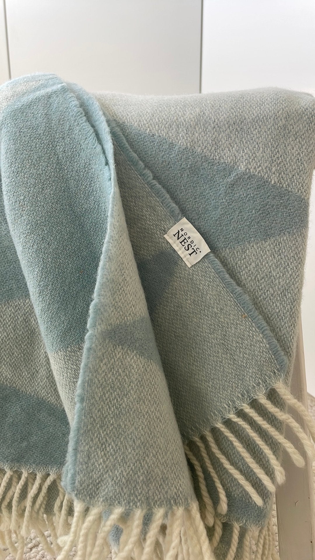 Nordic nest plaid 100% pure new wool, Ophalen of Verzenden, Zo goed als nieuw