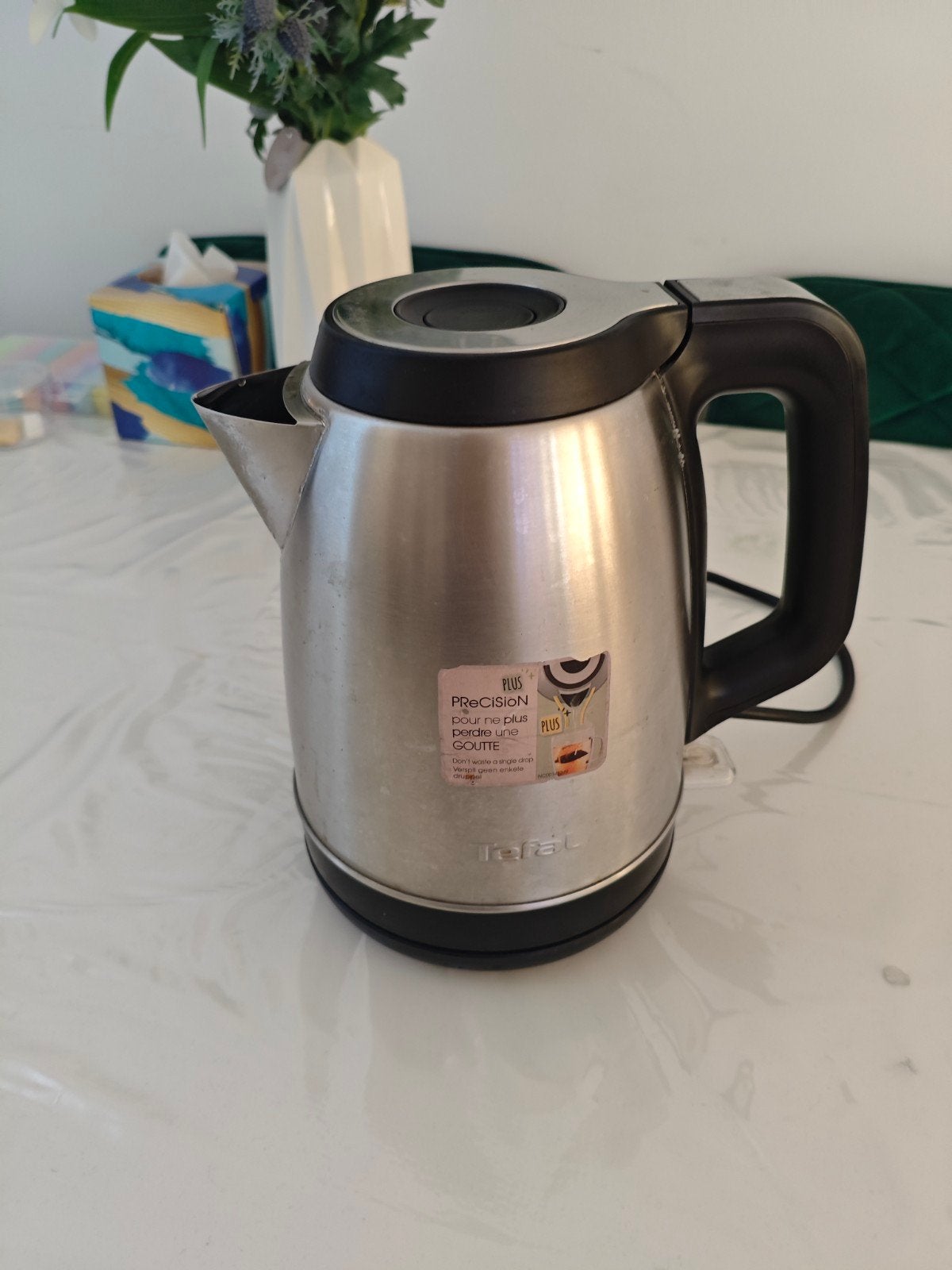 roestvrijstalen Tefal waterkoker met Inhoud: 1,7 lit, 1 tot 2 liter, Ophalen
