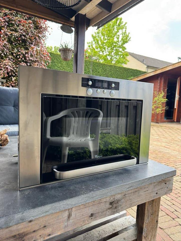 Whirlpool Magnetron - Inbouw met Rooster, Witgoed en Apparatuur, Magnetrons, Ophalen, Gebruikt, Grill, Magnetron