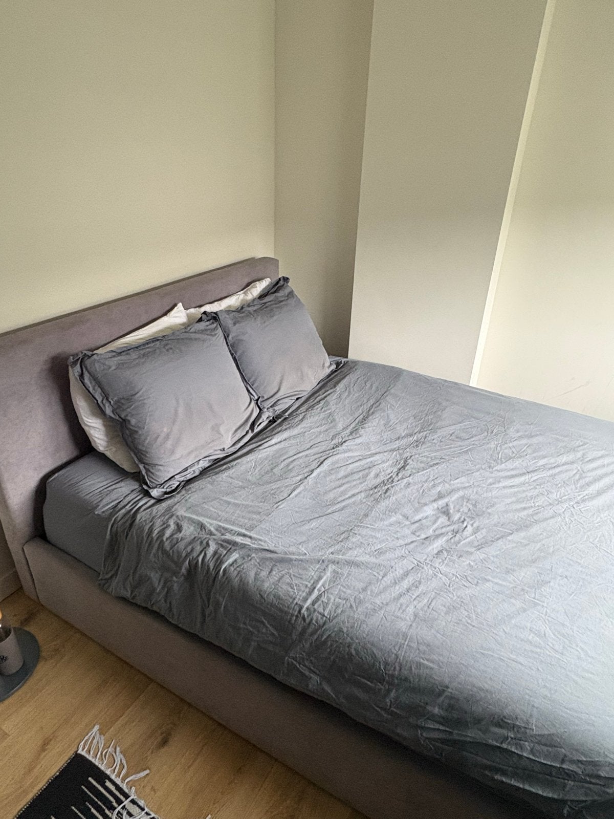 Wehkamp bed Agnes 160x200 + lattenbodem + matras + topper, Huis en Inrichting, Slaapkamer | Bedden, Ophalen, Tweepersoons, Zo goed als nieuw