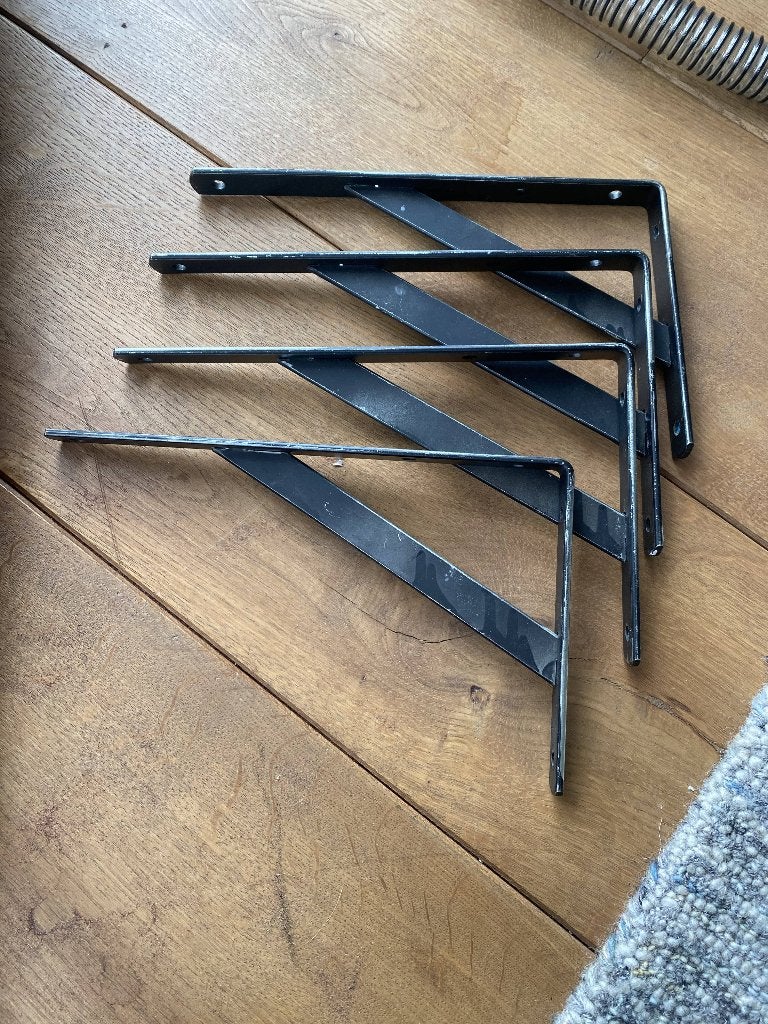 shelf brackets x 4, Ophalen, Gebruikt