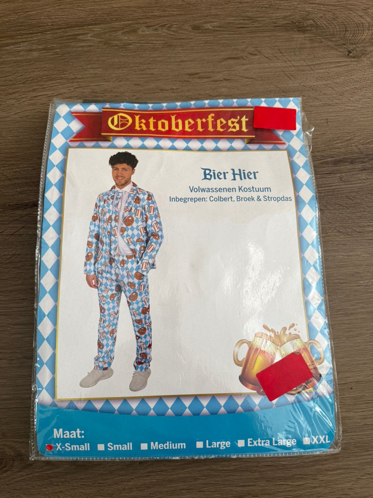 Oktoberfest pak heren maat XS, Nieuw, Ophalen of Verzenden, Overige thema's, Kleding