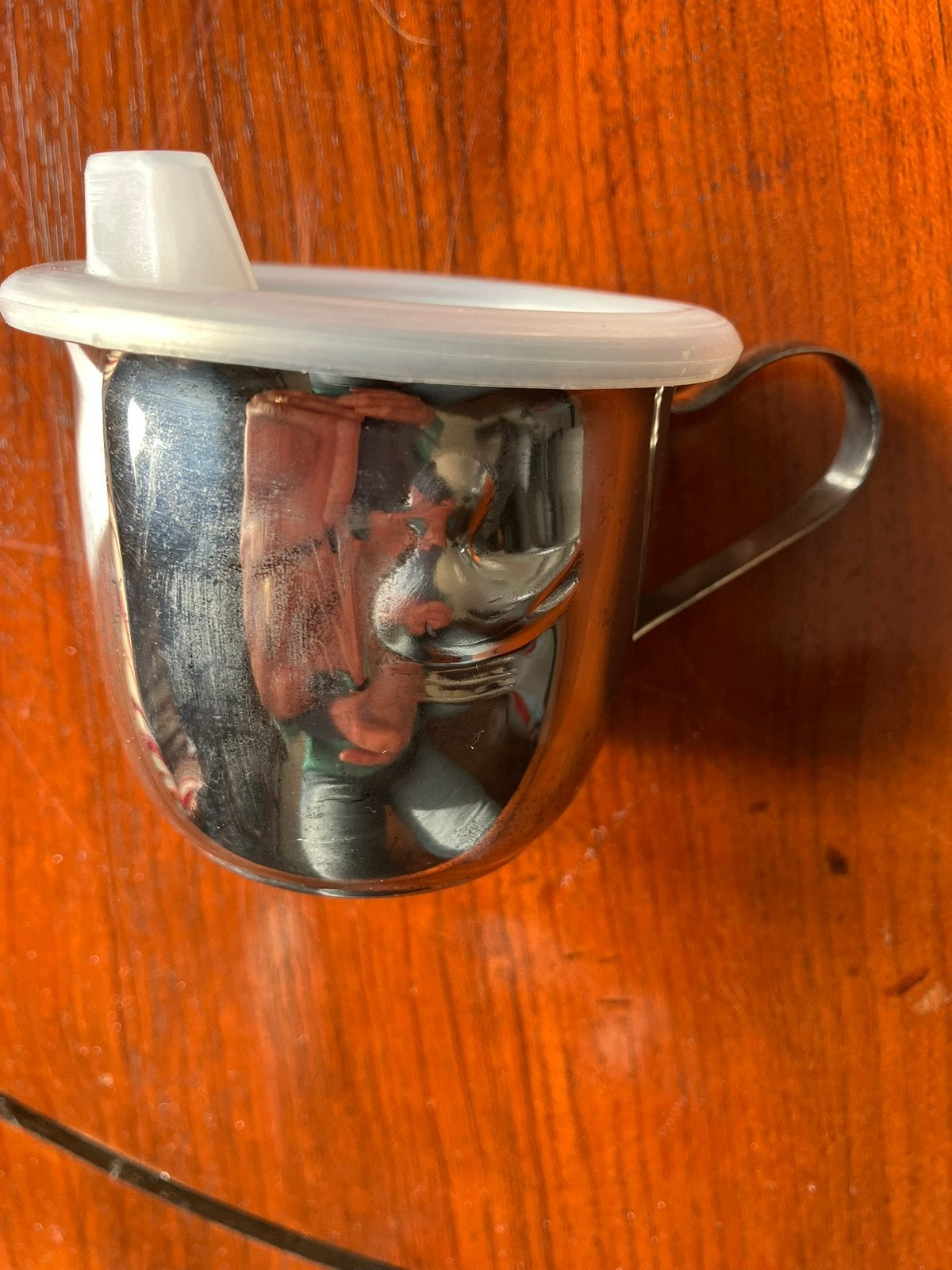 Verzilverde geboortebeker, Antiek en Kunst, Ophalen of Verzenden