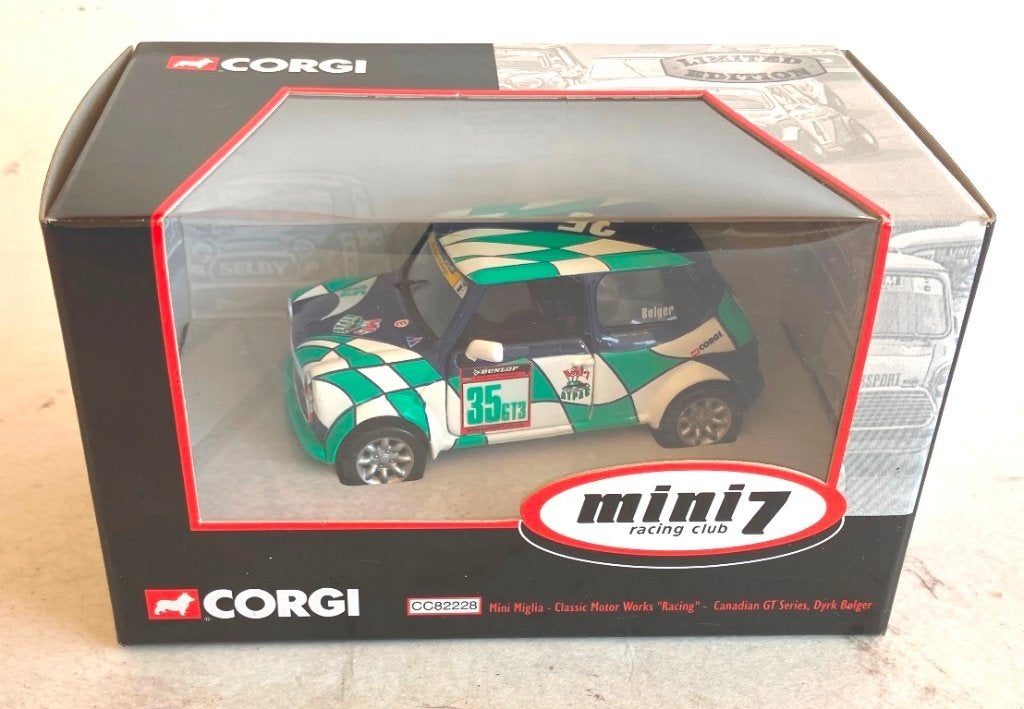 Mini Dyrk Bolger MINI MIGLIA Corgi CC82228., Ophalen of Verzenden, Zo goed als nieuw, Auto