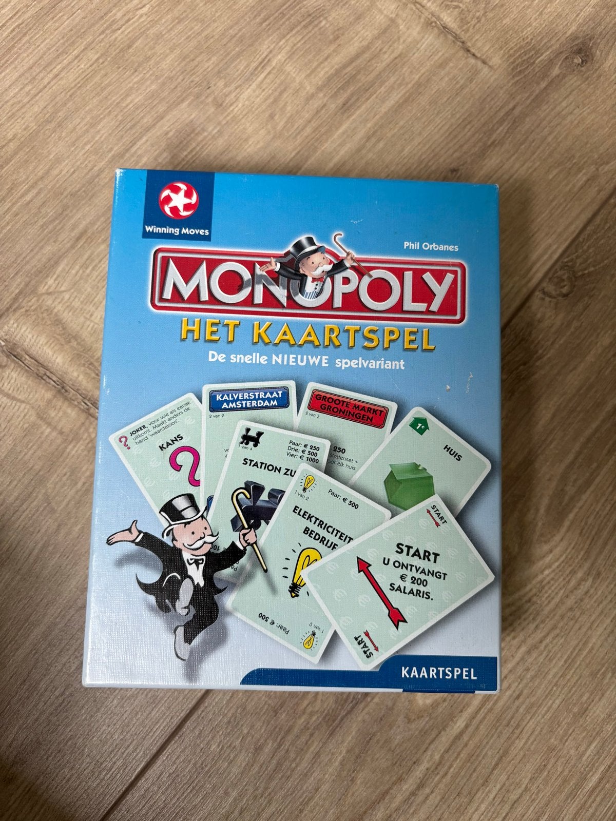 Monopoly Het Kaartspel - Snel en Compact, Een of twee spelers, Ophalen of Verzenden, Zo goed als nieuw, Reisspel
