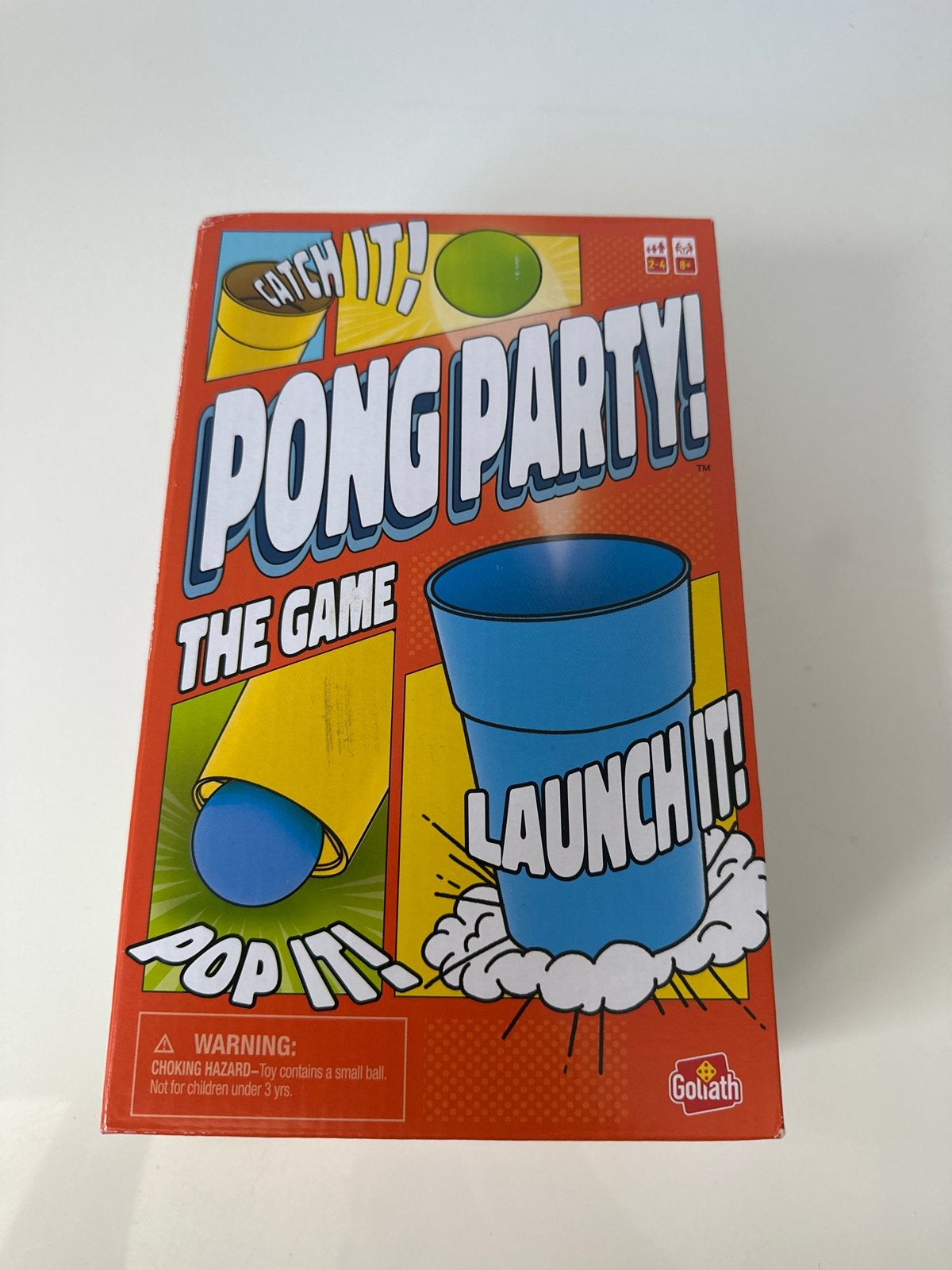 Pong Party! Het Spel - Goliath, Een of twee spelers, Ophalen of Verzenden, Zo goed als nieuw
