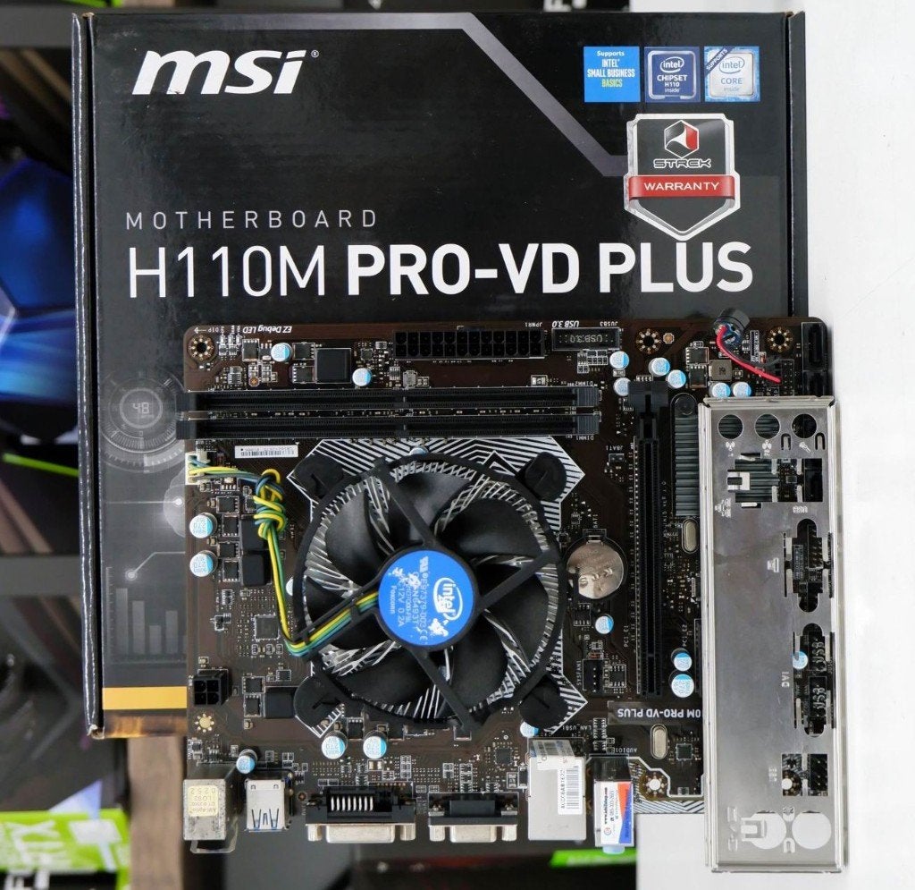 Home Theatre/ GAME Pc upgrade set MSI H110M PRO-VD + i5-6600, Soundbar, 70 watt of meer, Zo goed als nieuw, Overige spelers