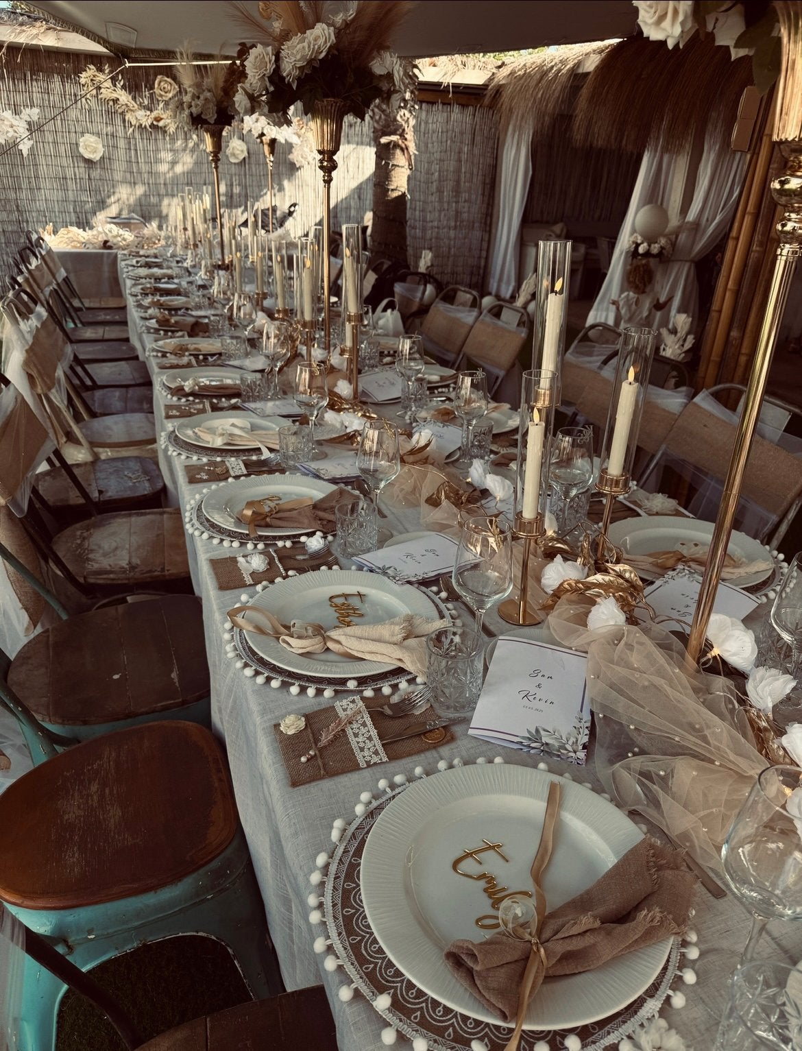 Feest-, bruiloft & tafelstyling | horeca Decoratie & verhuur, Ophalen of Verzenden, Zo goed als nieuw, Geboorte of Huwelijk
