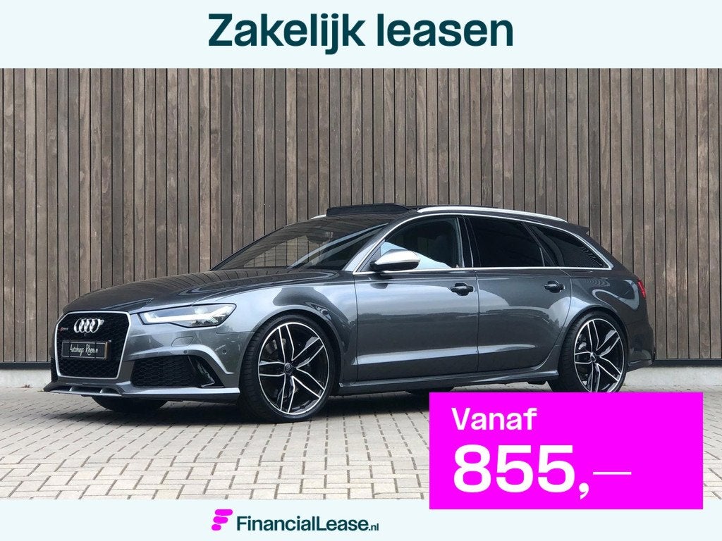 Audi RS6 Avant 4.0 TFSI quattro / Pano / Stuurverwarming /, Automaat, Gebruikt, 10 km/l, Lease