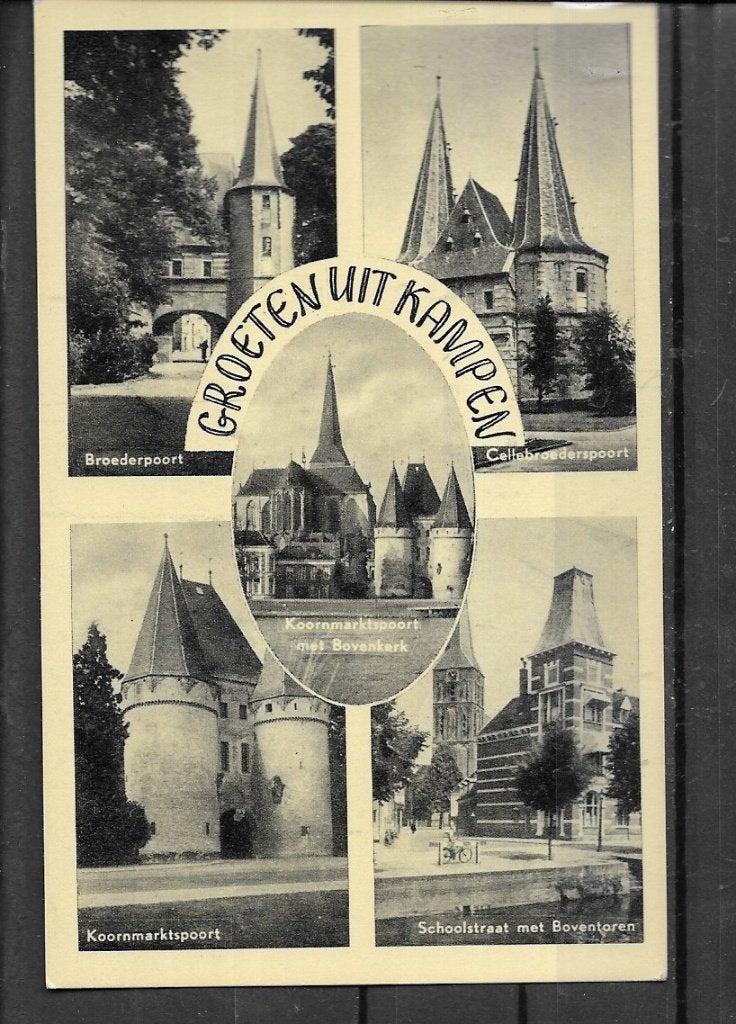 Kampen, niet gelopen, Verzenden, 1960 tot 1980, Ongelopen, Overijssel